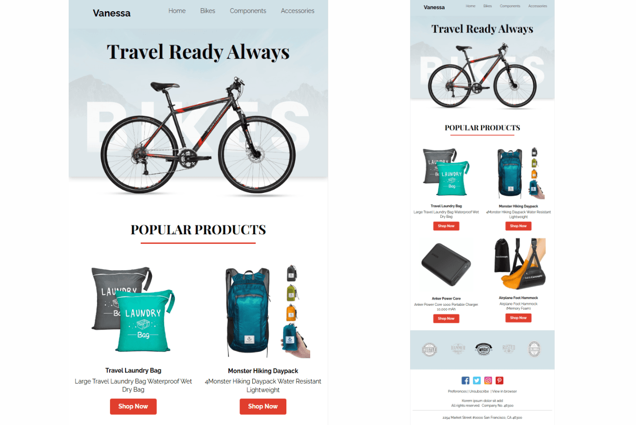 Vanessa Travel Ready — screen 1