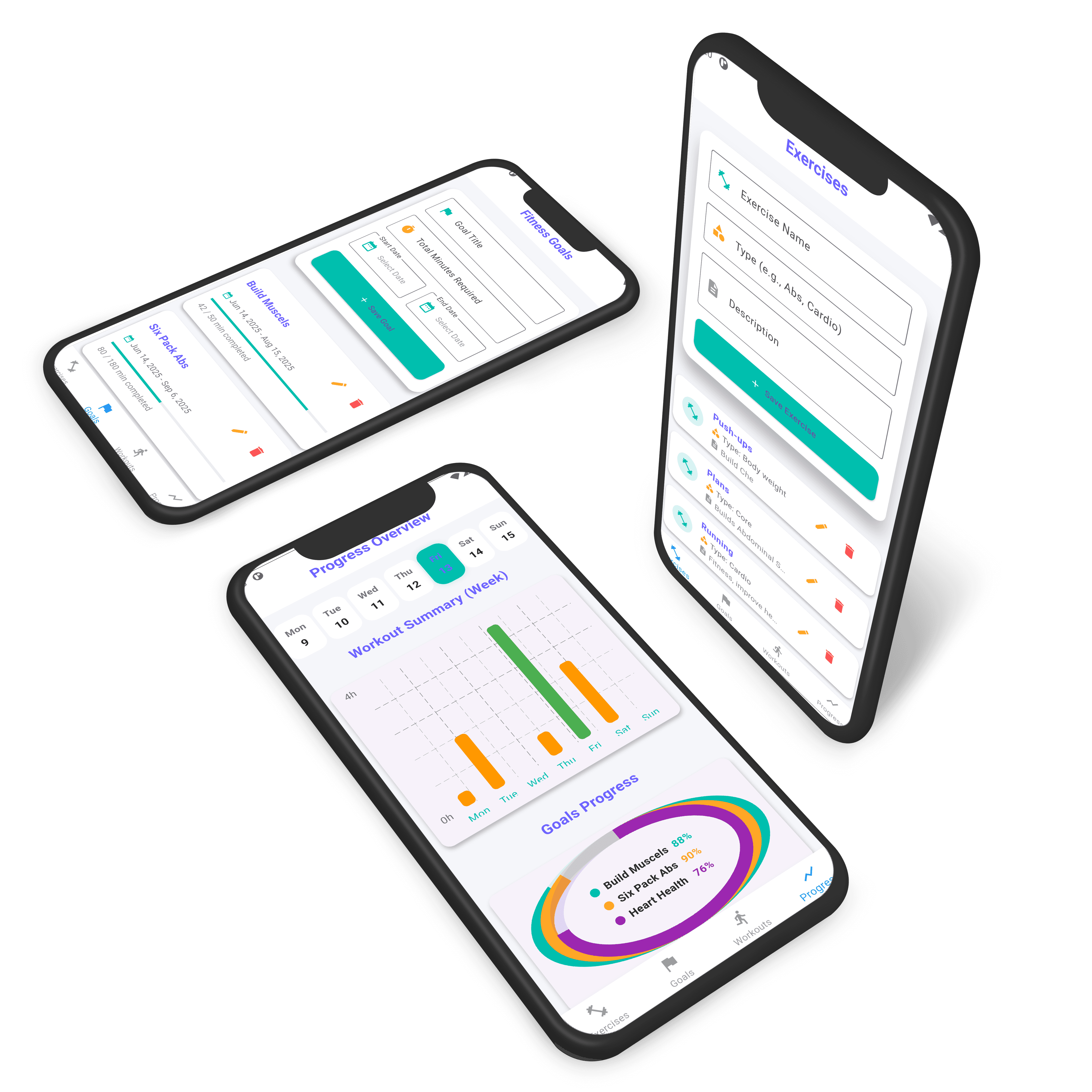 Fitness Tracking App — screen 1