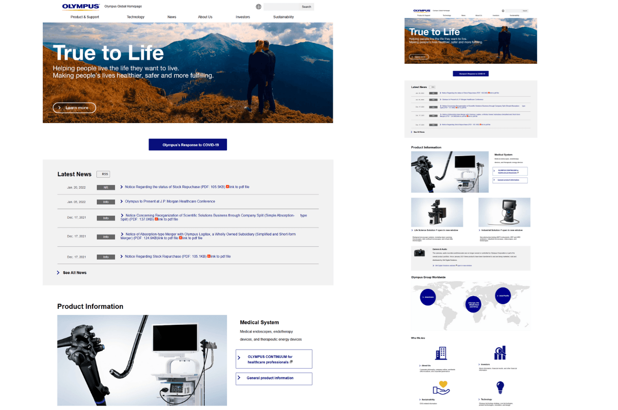 Olympus Website Clone gallery 1